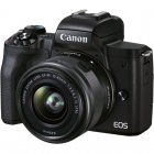 Canon M50 Mark II 24.1MP WiFi Negra + Objetivo 15-45mm F3.5-6.3 IS STM