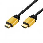 Unotec Cable Malla HDMI 2.0 4K 10m Negro/Dorado Unotec Cable Malla HDMI 2.0 4K 10m Negro/Dorado