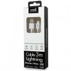 Cool Cable USB a Lightning 3m Blanco