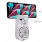 Ewent Carregador USB 2.4A 4 em 1 Branco