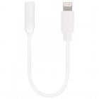 Vivanco Adaptador de Audio Lightning Macho a Jack 3.5mm Hembra 10cm Blanco Vivanco Adaptador de Audio Lightning Macho a Jack 3.5mm Hembra 10cm Blanco
