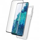 BigBen Pack Funda Transparente para Samsung Galaxy S21 5G + Protector Cristal Templado 9H