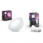 Philips Hue Pack  Go V2 Lámpara de Mesa LED RGB +  Bombilla LED E27 9W RGB