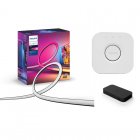Philips Hue Pack Play Gradient Lightstrip Tira LED para Televisor de 55" + Ponte de Conexão + HDMI Sync Box Sincronizador de Luzes