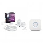 Philips Hue Pack Lightstrip Plus Tira LED RGB com Alimentador 2m + Ponte de Conexão