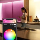 Philips Hue Pack Lightstrip Plus Tira LED RGB com Alimentador 2m + Ponte de Conexão