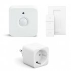 Philips Hue Pack Motion Sensor Sensor de Movimento + Interruptor de Regulação Sem Fios V2 + Ficha Inteligente