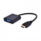 Cable HDMI a VGA con Audio Negro