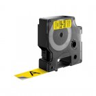 Dymo D1 Etiquetas Poliéster 19mmx7m Negro/Amarillo