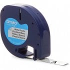 Dymo LT Etiquetas de Plástico 12mmx4m Blanco