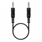 Nanocable Cable de Audio Jack 3.5 Macho/Macho 30cm Negro Nanocable Cable de Audio Jack 3.5 Macho/Macho 30cm Negro