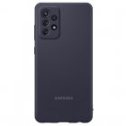 Samsung Silicone Cover Funda Negra para Samsung Galaxy A52