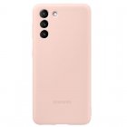 Samsung Silicone Cover Funda Rosa para Samsung Galaxy S21 Plus