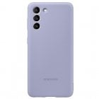 Samsung Silicone Cover Funda Violeta para Samsung Galaxy S21 Plus