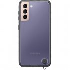 Samsung Clear Protective Cover Funda Negra para Samsung Galaxy S21 Plus