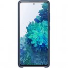 Samsung Silicone Cover Funda Azul Navy para Samsung Galaxy S20 FE
