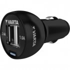 Varta Cargador de Coche 2 Puertos USB 17W Negro