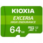 Kioxia Exceria High Endurance MicroSDXC 64GB UHS-I V30 Classe 10