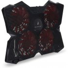 SureFire Bora Base de Refrigeración para Portátiles hasta 17" Rojo