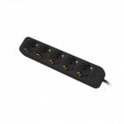 Lanberg Regleta 5 Tomas Schuko Negra 1.5m Lanberg Regleta 5 Tomas Schuko Negra 1.5m