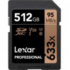Lexar Professional 633x SDHC/SDXC 512GB Clase 10 UHS-I