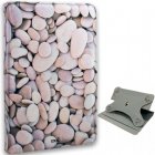 Cool Funda Giratoria Dibujos Piedras para Ebook/Tablet 10"