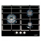 Cata  LCI 6021 BK Placa de Gas 3 Fuegos 60cm Negra