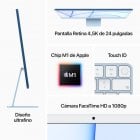 Apple iMac Apple M1/8 GB/256GB SSD/24" 4.5K Retina Azul