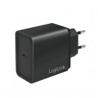 LogiLink Cargador USB-C 18W Negro