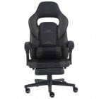 Tempest F36-2 Cadeira Gaming com Apoio para Pés Preta/Cinzenta