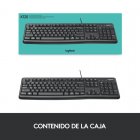 Logitech K120 Teclado con Cable USB Negro