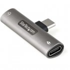 StarTech Adaptador de Audio y Carga USB-C a USB-C/Jack 3.5mm