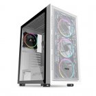 Abysm Gaming Danube Kamp ARGB Caja PC ATX Cristal Templado USB 3.0 Blanca