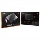 Krom Kooler Base Refrigeradora RGB para Portátil hasta 19"