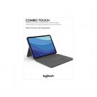 Logitech Combo Touch Capa com Teclado Cinzento para iPad Pro 11" (1º/2º/3º/4º Gen)