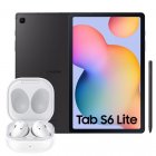 Samsung Pack Galaxy Tab S6 Lite 10.4" 64GB Wifi Cinzento + Galaxy Buds Live Brancos