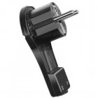 Extrastar Enchufe Clavija CJ144 Bipolar Extraplano Negro Extrastar Enchufe Clavija CJ144 Bipolar Extraplano Negro