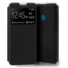 Cool Funda Flip Cover Liso Negro para Alcatel 1S (2021)/3L (2021)