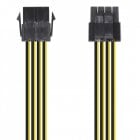 Aisens Cable de Alimentación 4+4 Pines a 8 Pines Macho/Hembra 30cm