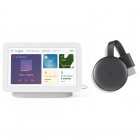 Google Pack Nest Hub 2º Generación Tiza + Chromecast 3