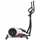 VidaXL Bicicleta Elíptica con Pulsómetro Negro/Blanco