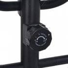 VidaXL Bicicleta Elíptica con Pulsómetro Negro/Blanco