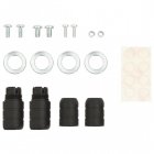VidaXL Set de 2 Soportes Universales para Altavoz Negro