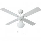 Bestron Ventilador de Techo con Luz 50W Blanco