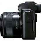 Canon M50 Mark II 24.1MP WiFi Negra + Objetivo 15-45mm F3.5-6.3 IS STM + JBL Quantum 200