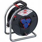 Brennenstuhl Super-Solid Enrollacables 3 Tomas 40m Negro/Azul Brennenstuhl Super-Solid Enrollacables 3 Tomas 40m Negro/Azul