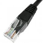 BeMatik Cable de Red UTP RJ45 Cat.5e 1m Negro
