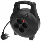 ProPlus Enrollacables 4 Tomas Schuko 15m Negro ProPlus Enrollacables 4 Tomas Schuko 15m Negro