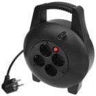 ProPlus Enrollacables 4 Tomas Schuko 10m Negro ProPlus Enrollacables 4 Tomas Schuko 10m Negro