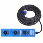 ProPlus Regleta CEE 3 Tomas Schuko 5m Negro/Azul ProPlus Regleta CEE 3 Tomas Schuko 5m Negro/Azul